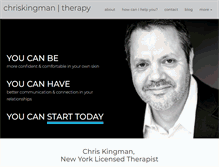 Tablet Screenshot of chriskingman.com